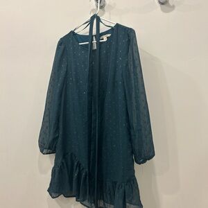 Elegant Teal Womens Dress